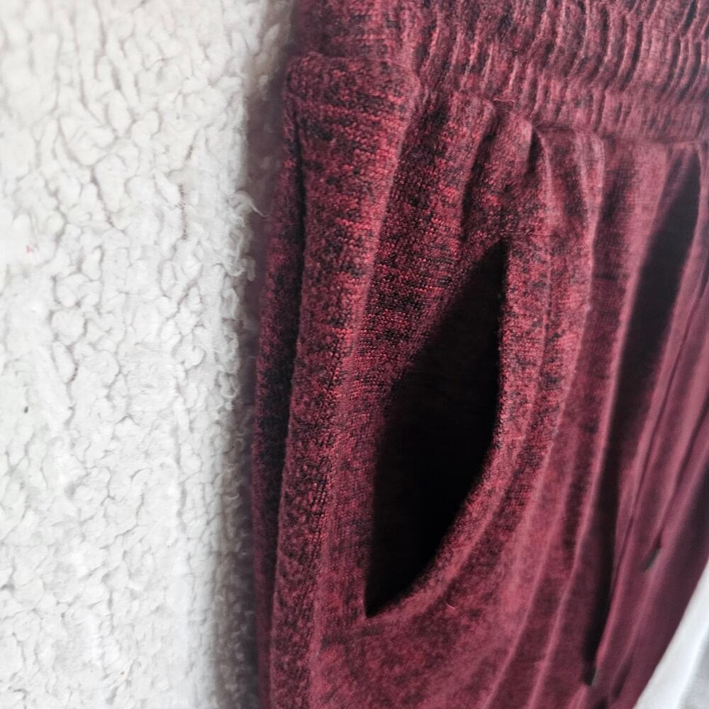 Adam Levine Women's Drawstring Jogger Pants, Cranberry, Size L - Picture 4 of 13